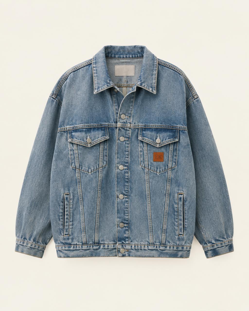 EK Oversized Denim Jacket — proposed EK VINTAGE design