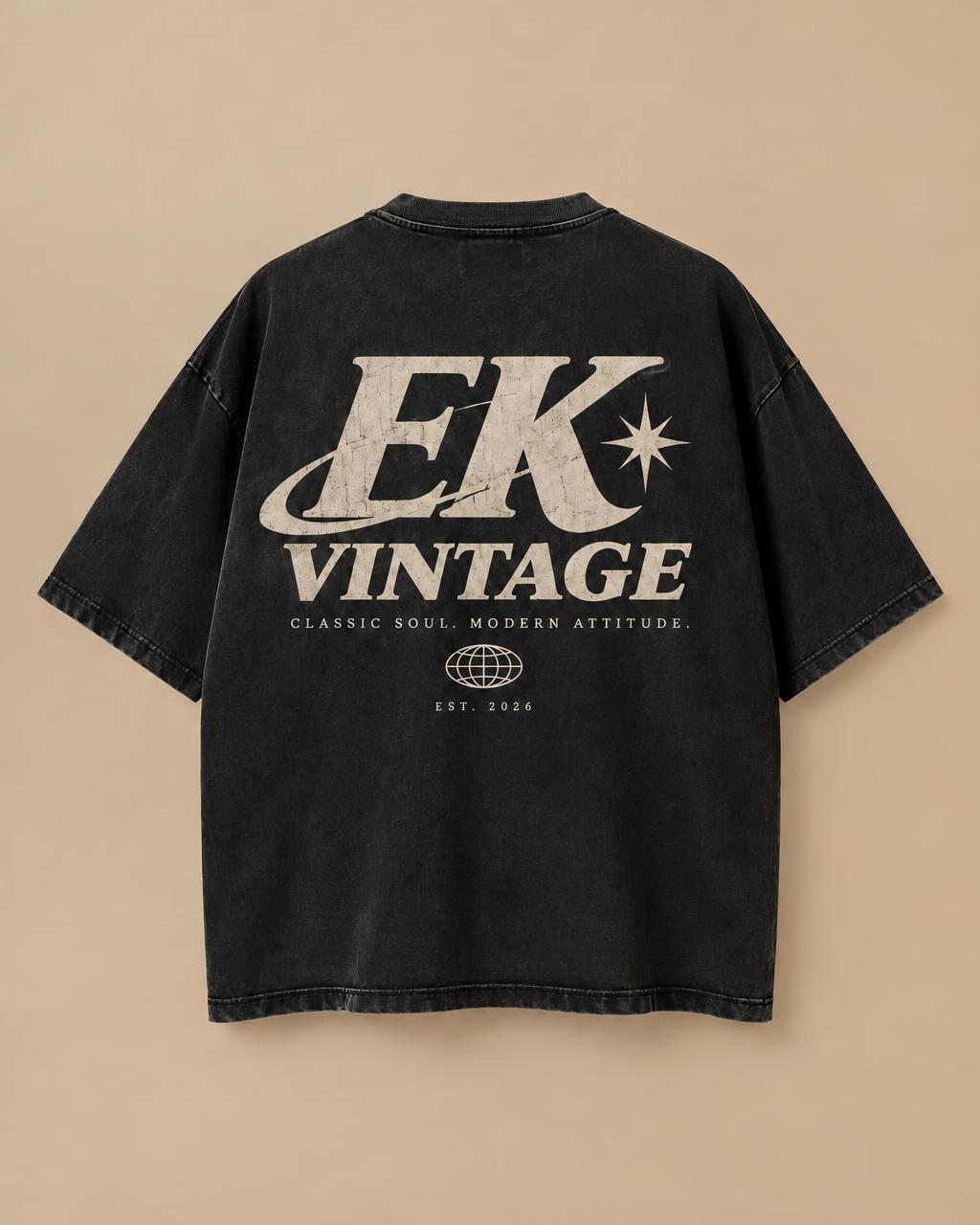 EK Oversized Graphic Tee — proposed EK VINTAGE design